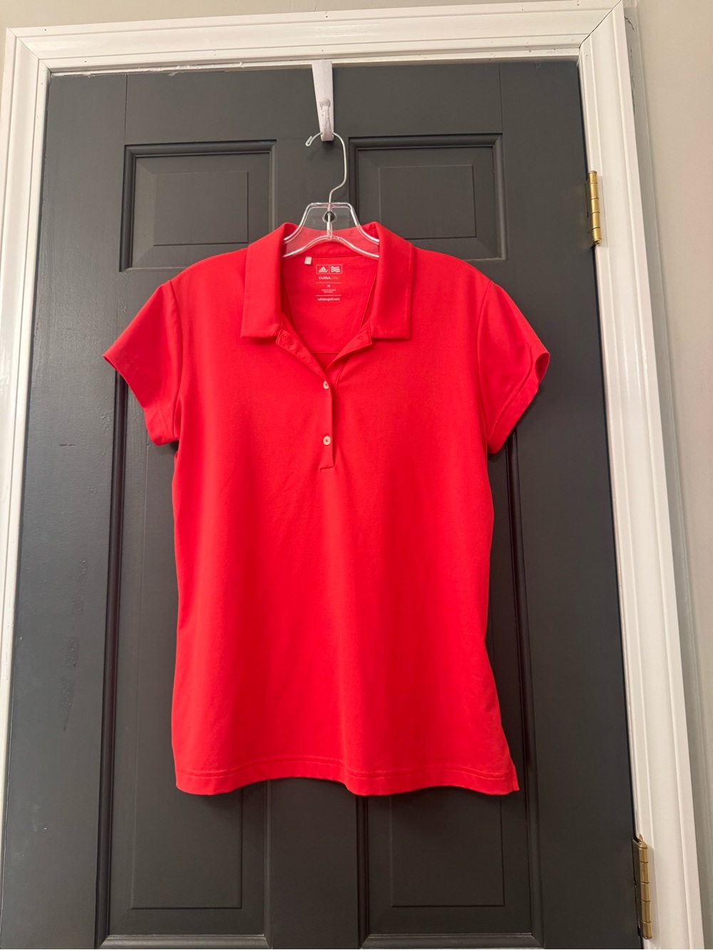 Reddish Orange Golf Polo